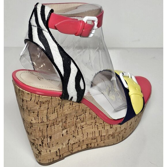 PRIMADONNA COLLECTION Women Euro Size Zebra 4.5 INCH HEEL New Corallo 09830 - Picture 7 of 12